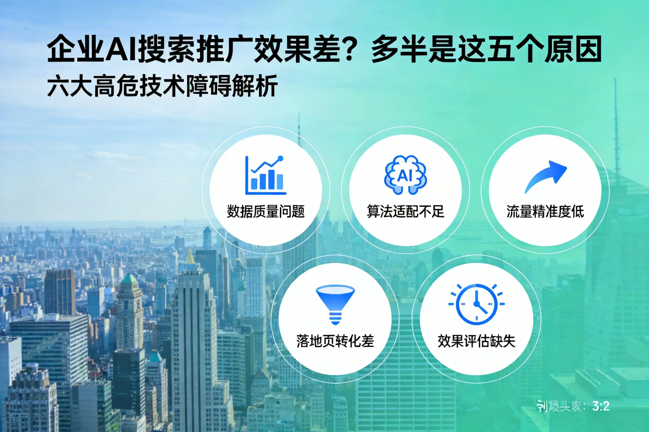 驿城企业AI搜索推广效果差?多半是这五个原因