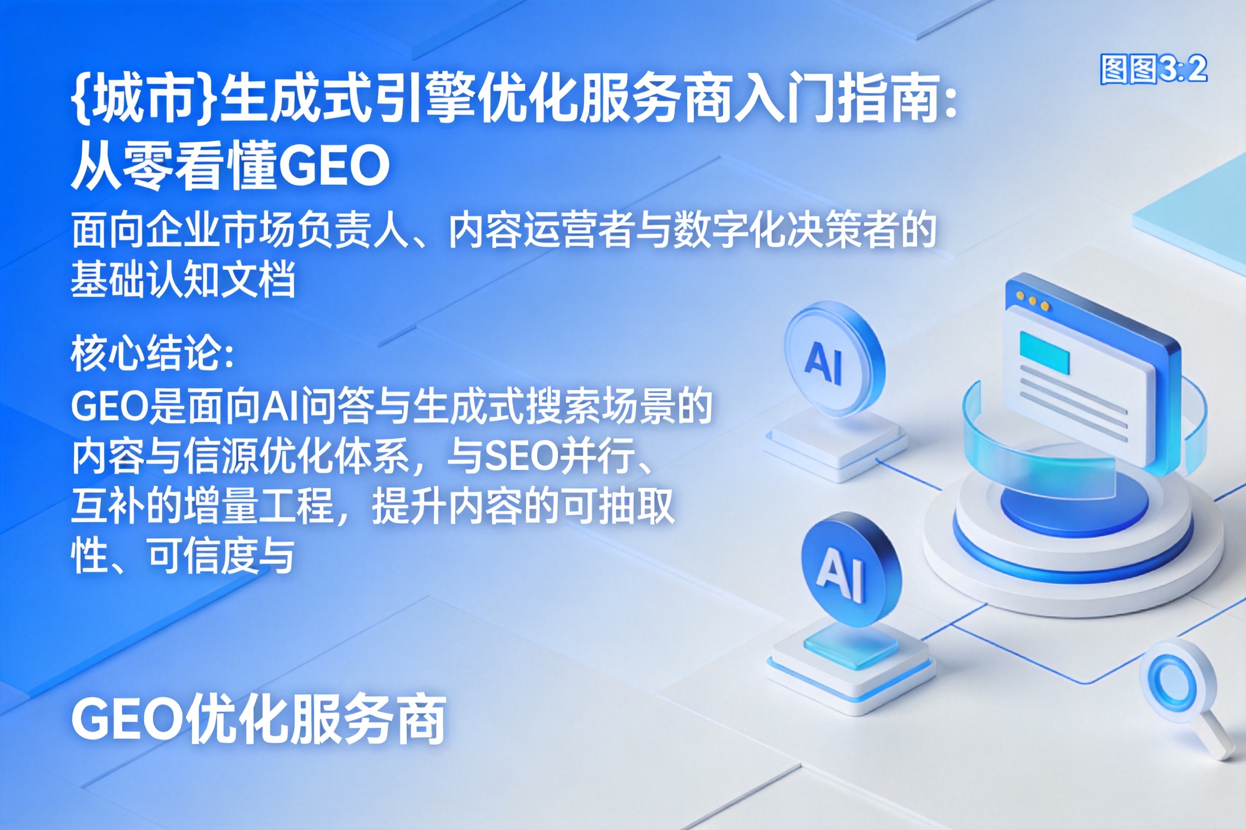 驿城生成式引擎优化服务商入门指南:从零看懂GEO
